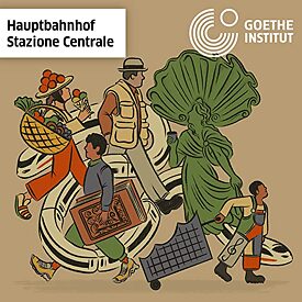 Podcastcover Hauptbahnhof – Hin und weg. Mit dem Zug durch deutsche Städte 