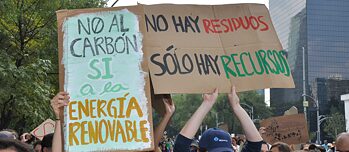 manifestación por el clima en México