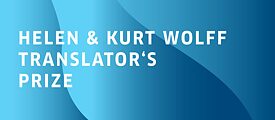 Established in 1996 and funded by the German government, the Helen & Kurt Wolff Translator's Prize is awarded each year to honor an outstanding literary translation from German into English published in the USA the previous year. 
