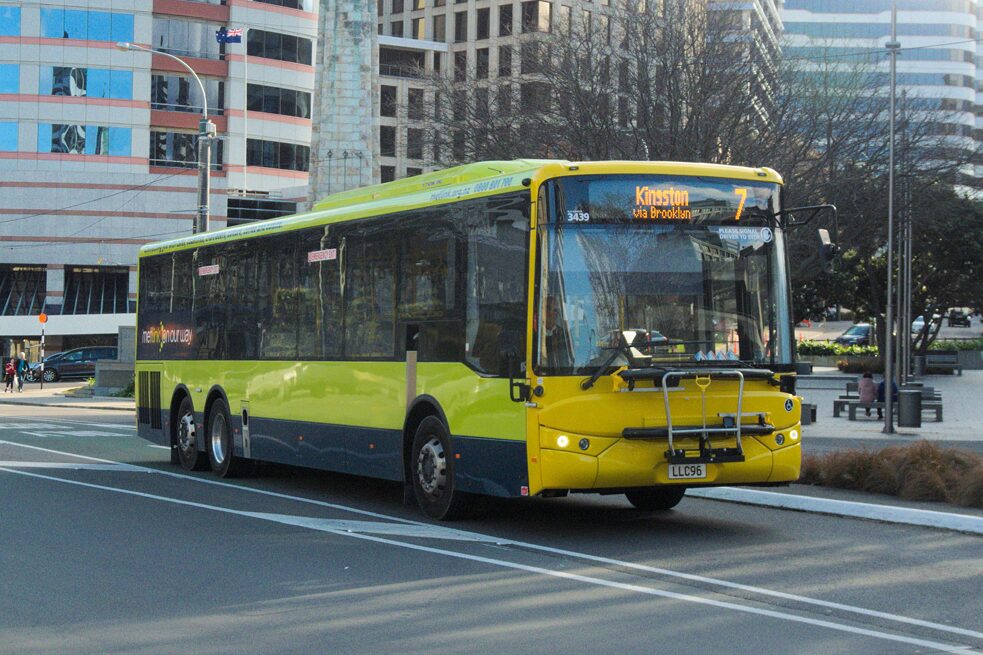 Bus in Wellington