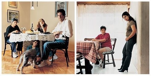 „Familia y doméstica” Familie Sandor - Familie Ortigoza. Buenos Aires, 2002