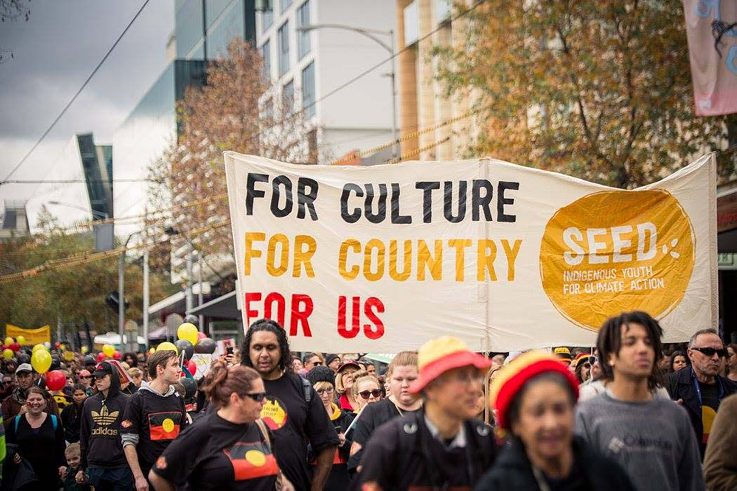 People's Climate March in Melbourne, November 2015.