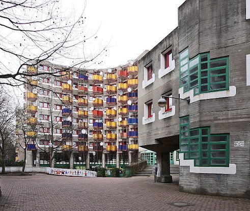 Stambene zgrade u četvrti Horvajler u Kelnu | Gottfried Böhm 
