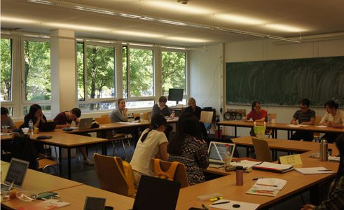 Literaturseminar für die Germanistikstudenten von Na Yu an der Universität Göttingen