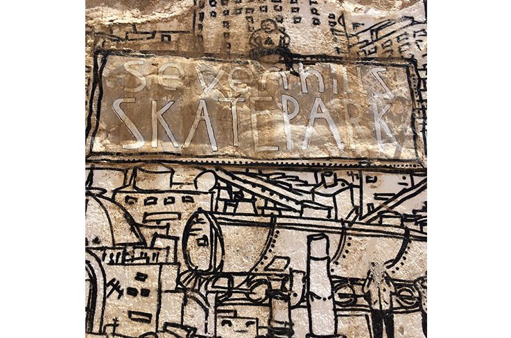 Syrové betonové boudy a povrchy zdobí graffiti a čmáranice. Vtipné hlášky a barevné motivy vnášejí do horečnaté šedi města život. 