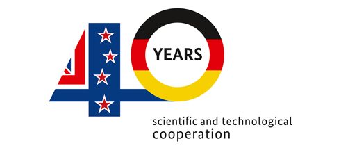 40 years of NZ-Germany science cooperation Logo