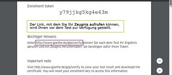 Visualizar y descargar el certificado digital Goethe-Test PRO
