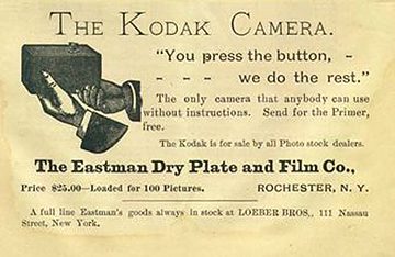 Werbung von Kodak