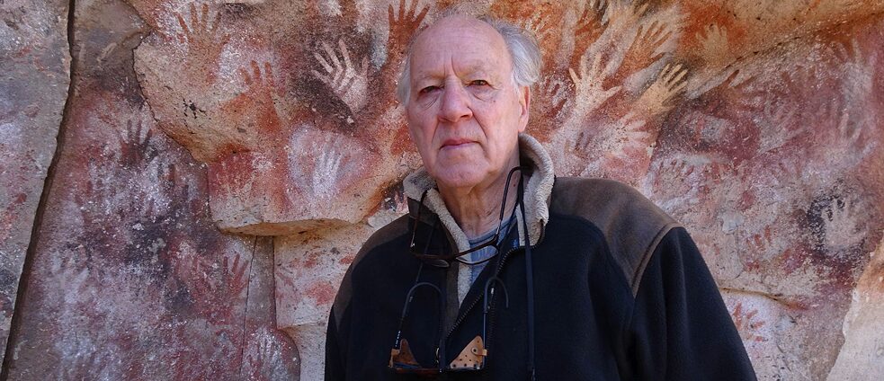 Werner Herzog in South America in his film "Nomad"