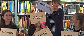 Playing with language: Should we create a Krach-Haus, a Krach-Moment, a Krach-Baum or a Krach-Gedicht?