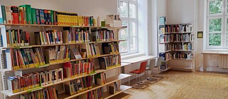 Unsere renovierte Bibliothek