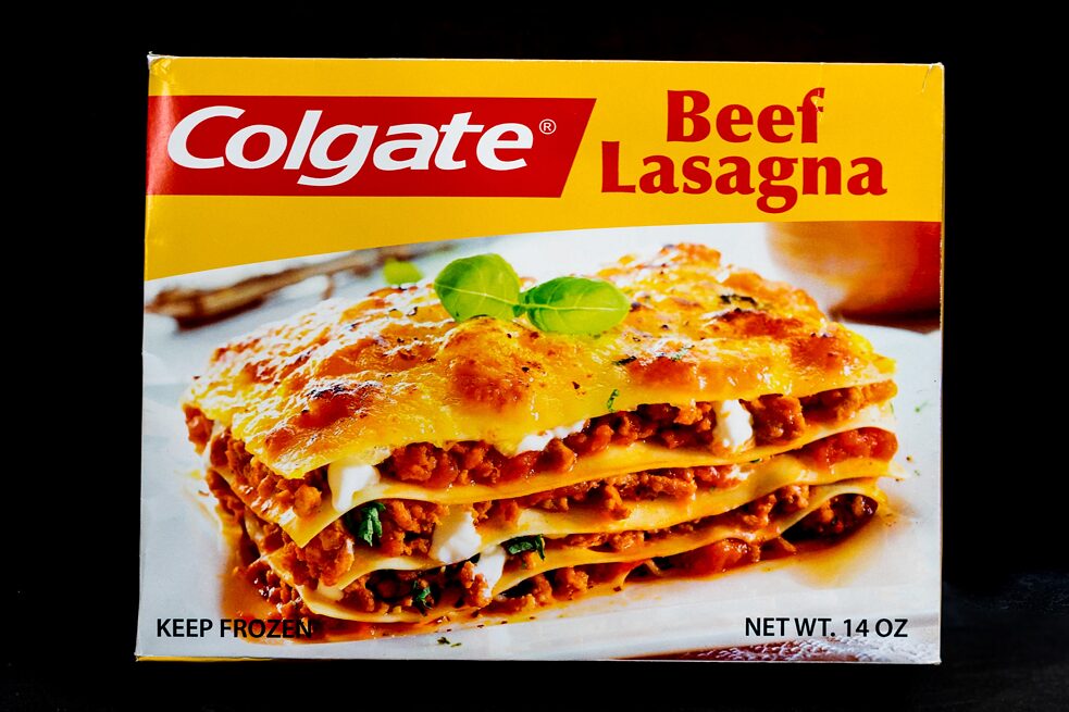 Colgate Frozen Entrees / 1980s – The Museum of Failure believes in research. But their friends at Colgate-Palmolive contend that they are half-baked and have no recollection of their misadventure in frozen foods. MoF feels brand extension is a great idea when the product makes sense: think of a soap company developing a shampoo line. However, when Colgate-Palmolive allegedly decided to get into the microwave entrée game, the public didn’t bite. The company may have imagined the pairing as perfect: Colgate Chicken Stir Fry, then brushing your teeth with Colgate Toothpaste. Yum!  