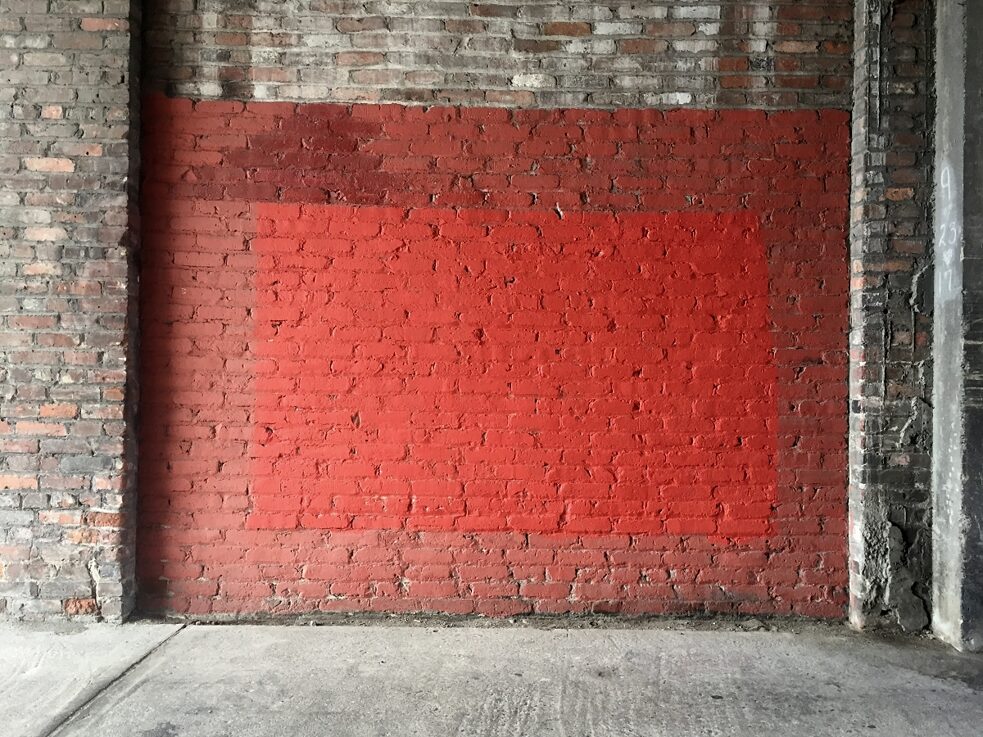 The Subconscious Art Of Graffiti Removal: A conservative buff with mismatched paint creates a new minimalist painting.