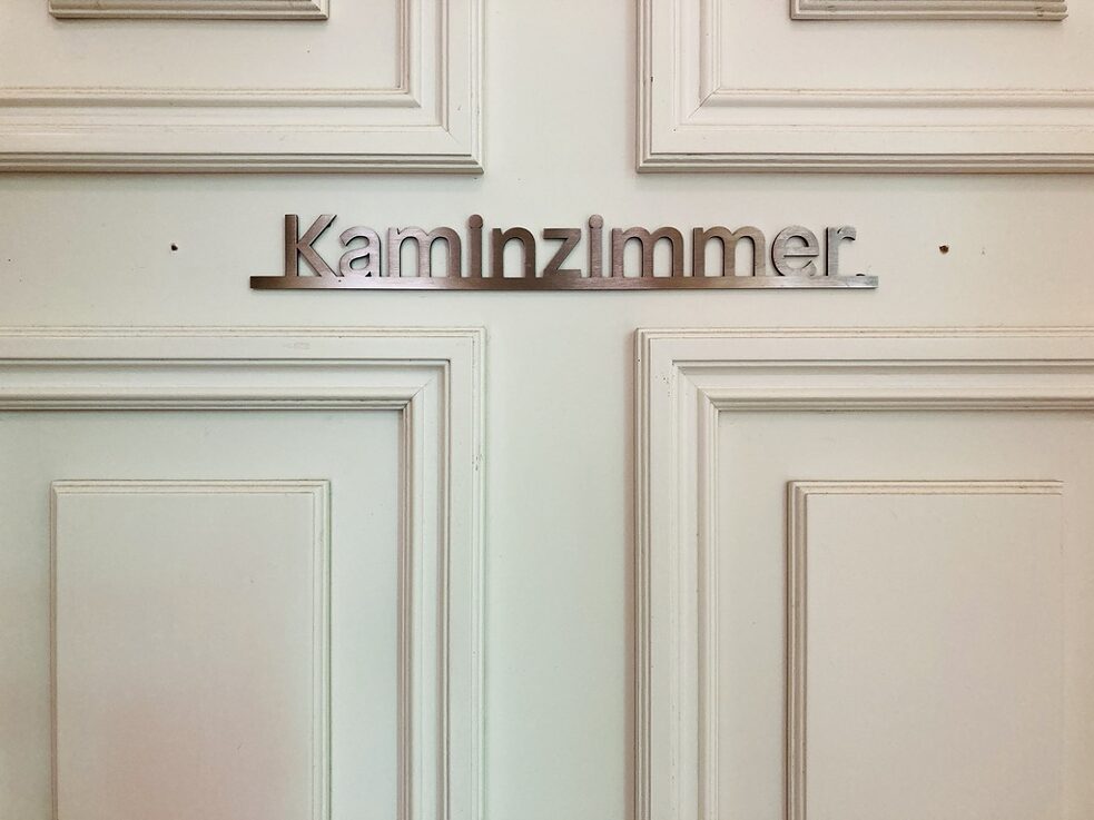 La porta che conduce alla Kaminzimmer