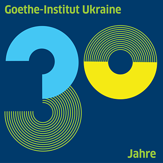 Лого ювілею 30 років Goethe-Institut в Україні