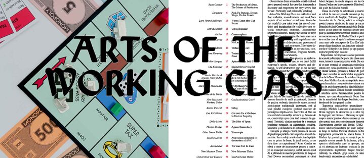 Arts of the Working Class Intro Titel 