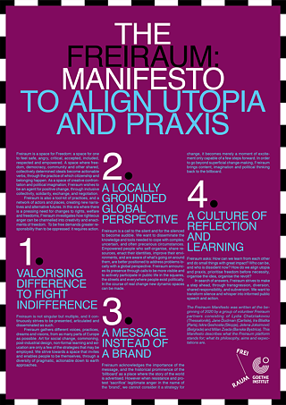 The „Freiraum-Manifesto“ / Design: Atelier Brenda 