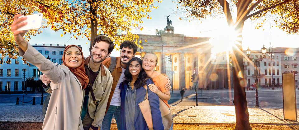 Book your flight and head off to your language course in Germany.