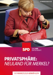 Negativní kampaň: SPD útočí na kancléřku (Foto: : © SPD)