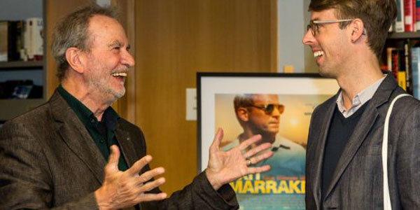 Der Regisseur Edgar Reitz und Florian Weghorn beim internationalen Filmfestival Toronto (TIFF) 2013 | © Goethe-Institut