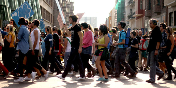 Silent Climate Parade, Berlin 2011, © Christopher Peetz