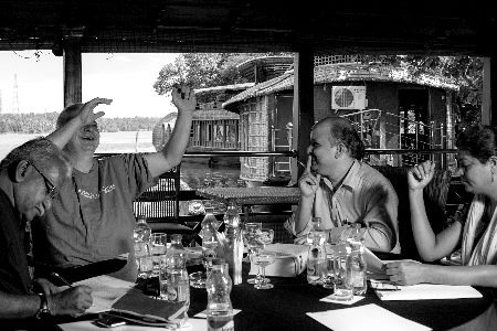 Poets translating Poets Goethe-Institut; Photo: Roy Sinai