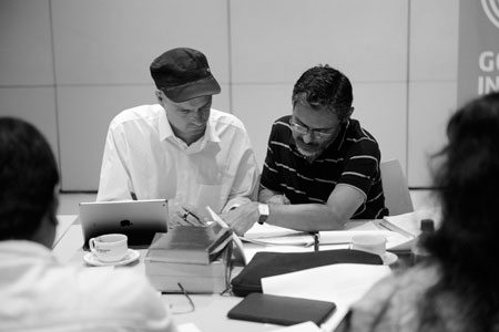 Poets translating Poets Goethe-Institut; Photo: Munem Wasif