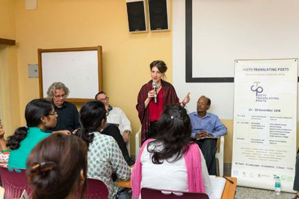 Poets translating Poets © Goethe-Institut; Photo: Jaikumar