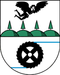 Wappen des sächsischen Ortes Schwarzkollm, Public Domain