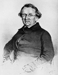 Eduard Moerike (1804–1875), Dichter; 1851; aus „Die großen Deutschen im Bilde“ (1936) von Michael Schönitzer (form Corpus Imaginum), gemeinfrei