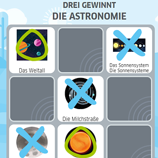 Drei gewinnt: Astronomie