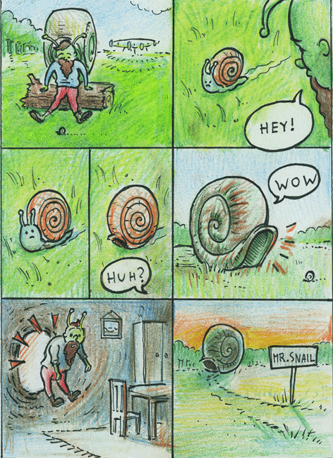 Comics vom Workshop mit Thomas Wellmann
