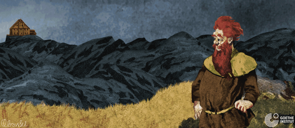 Der Berggeist hatte viele Namen und nahm jede beliebige Gestalt an: Meist erschien er als alter Mann, als Mönch oder Riese 