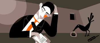 Kafka-Jahr: Goethe-Institute auf der ganzen Welt feiern das Kafka-Jahr | Illustration © Roberto Maján