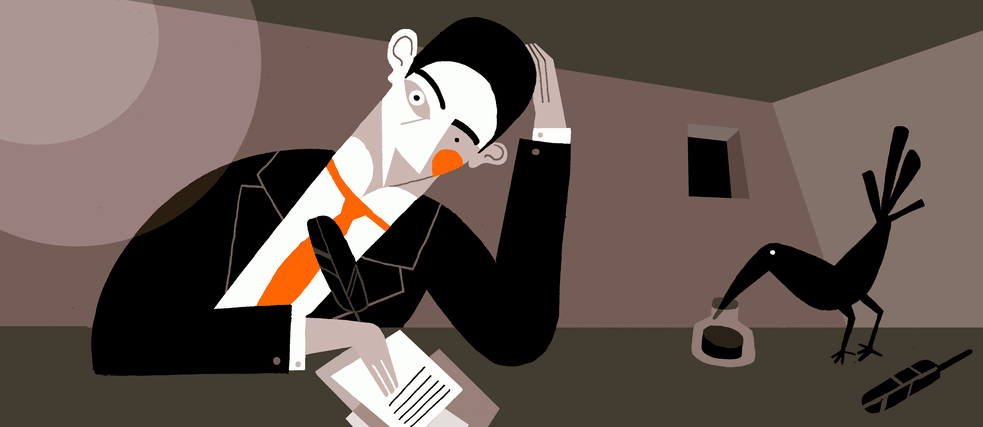 Kafka-Jahr: Goethe-Institute auf der ganzen Welt feiern das Kafka-Jahr | Illustration © Roberto Maján