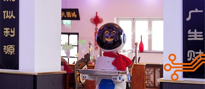 ¿Europa está retrasada respecto a China en el desarrollo de la IA? Pero en todo caso, este restaurante chino en Alemania utiliza robots inteligentes para el servicio.