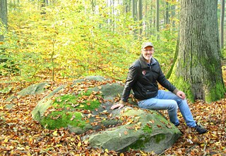 Peter Wohlleben loves giving tours of his local forest in Hümmel, Germany