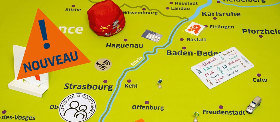 Regionenkarte Rheinschiene mit Objekten 