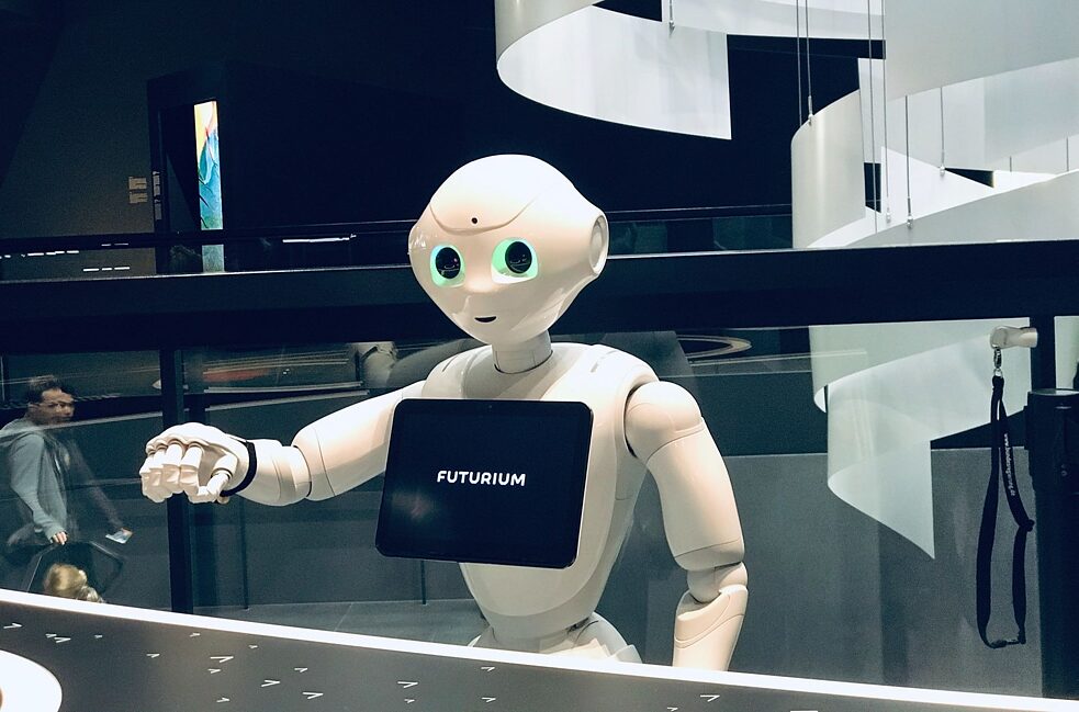 Pepper the robot at the Futurium in Berlin, Germany