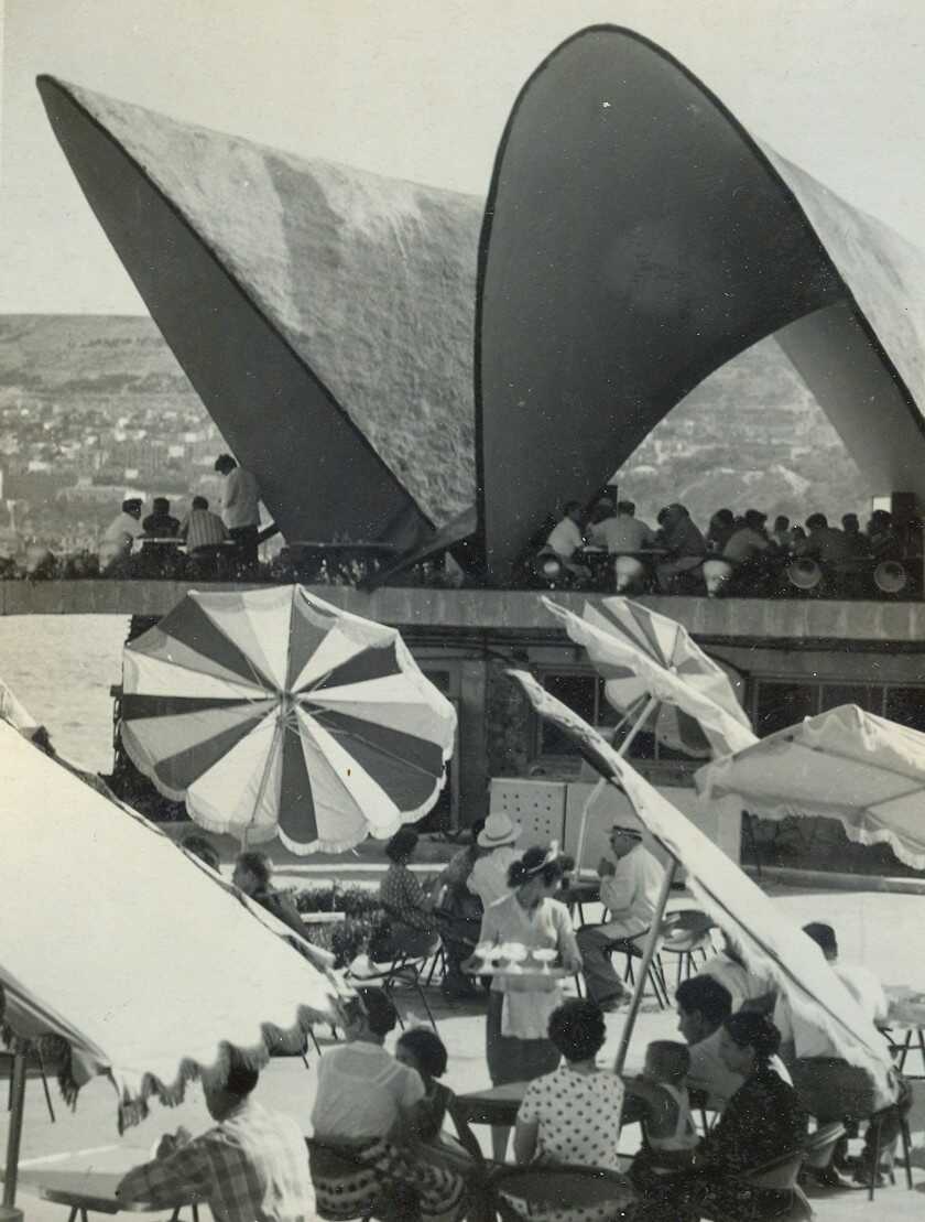 Café Perle (Baku), Architekt: V. Schulgin, Ingenieur: N. Nikonow // 1960er Jahre