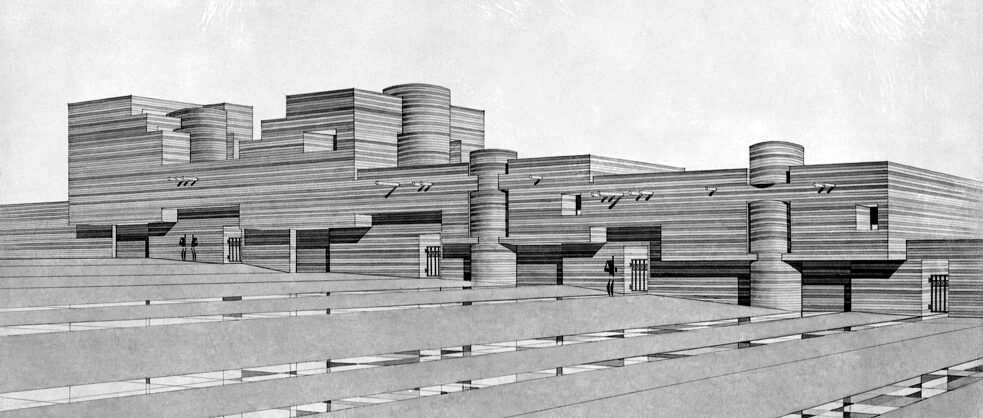 Wohnbebauung (Tadschikistan), Architekten: J. Parchow, D. Tairow, A. Finogejew // Anfang 1980er Jahre