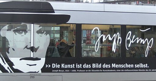 Joseph Bueys on a Tram