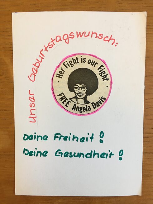 Postcards for Angela Davis