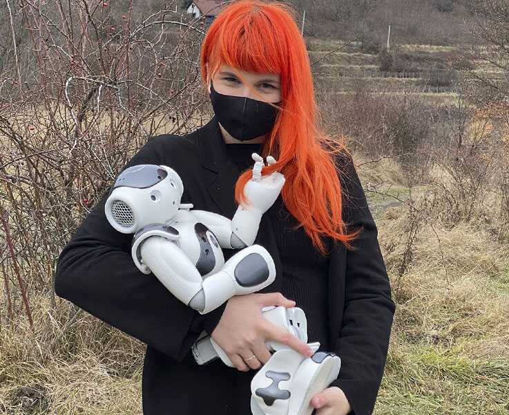 NAO-Roboter im Goethe-Institut Slowakei 