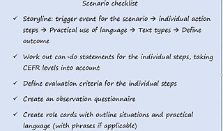 Scenario checklist
