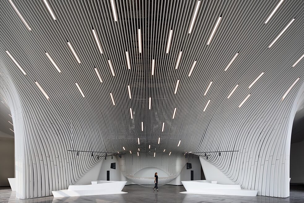 Istanbuler Fernseh- und Radioturm, Detail des Innenbereichs