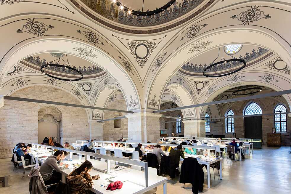 Lesesaal der Beyazıt Staatsbibliothek, Istanbul