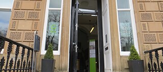 Entrance of Goethe-Institut Glasgow