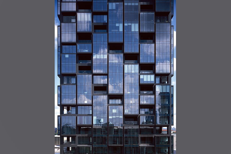 Loft Gardens, Detail der Fassade, Istanbul, 2007-2010