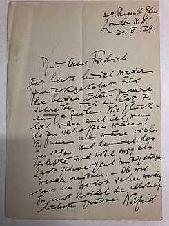 Brief_Wilfrids Handschrift